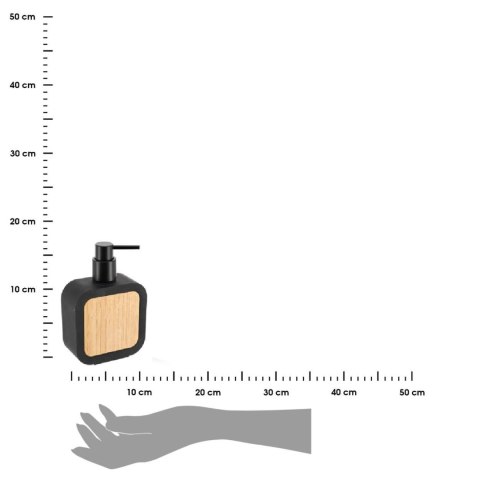 Dozownik do mydła Tempesti czarny mat