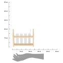 Drewniany stojak z probówkami na kwiaty