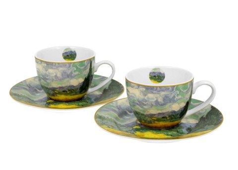 Filiżanki espresso Van Gogh Wheat Field 90 ml