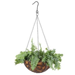 Kosz wiszący z wkładem kokosowym 30 cm