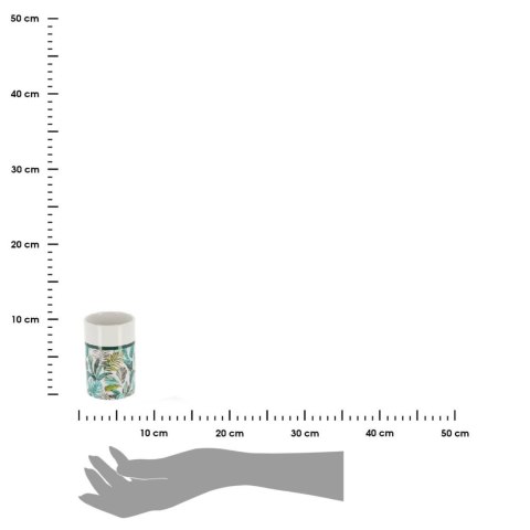 Kubek łazienkowy Jardin z motywem liści