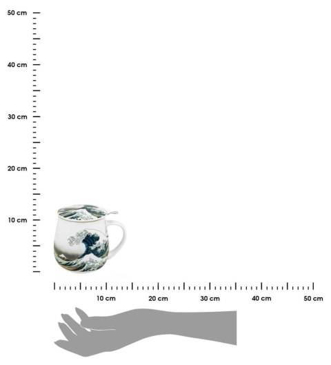 Kubek z zaparzaczem 430 ml Hokusai The Great Wave