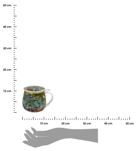 Kubek z zaparzaczem 430 ml Van Gogh Irises