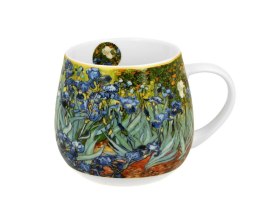 Porcelanowy kubek baryłka 430 ml Van Gogh Irises