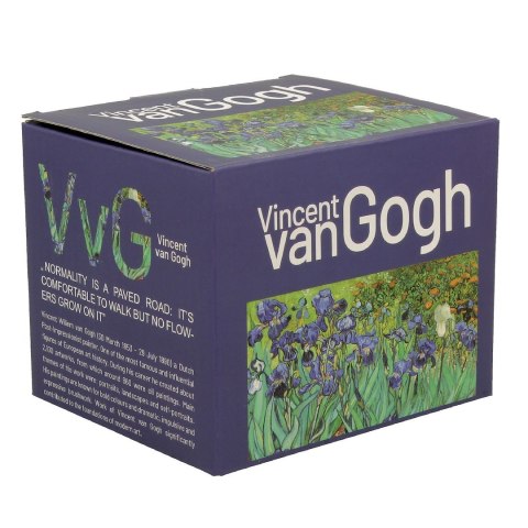 Porcelanowy kubek baryłka 430 ml Van Gogh Irises