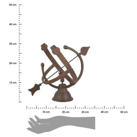 Żeliwny zegar słoneczny dekoracyjny
