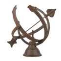 Żeliwny zegar słoneczny dekoracyjny