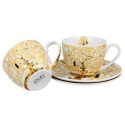 Zestaw 2 filiżanek Klimt Ecru Tree Of Life 250 ml