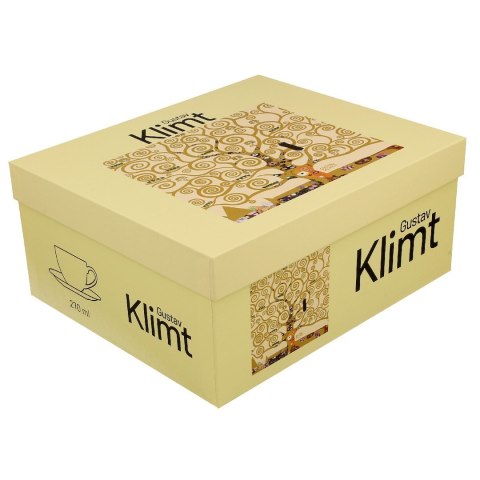 Zestaw 2 filiżanek Klimt Ecru Tree Of Life 250 ml