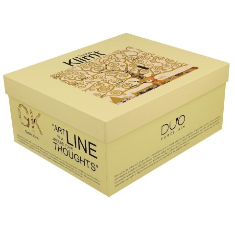 Zestaw 2 filiżanek Klimt Ecru Tree Of Life 250 ml