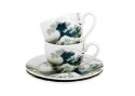 Zestaw 2 filiżanek espresso 90 ml Hokusai The Great Wave