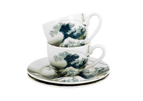 Zestaw 2 filiżanek espresso 90 ml Hokusai The Great Wave
