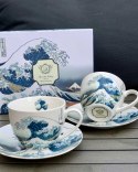 Zestaw 2 filiżanek espresso 90 ml Hokusai The Great Wave