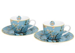 Zestaw 2 filiżanek espresso 90 ml Van Gogh Almond Blossom