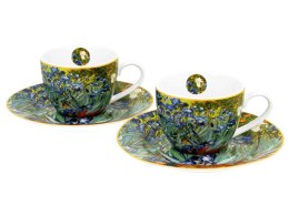 Zestaw 2 filiżanek espresso 90 ml Van Gogh Irises