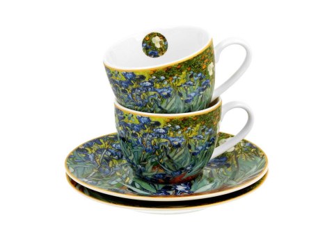 Zestaw 2 filiżanek espresso 90 ml Van Gogh Irises