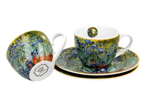 Zestaw 2 filiżanek espresso 90 ml Van Gogh Irises