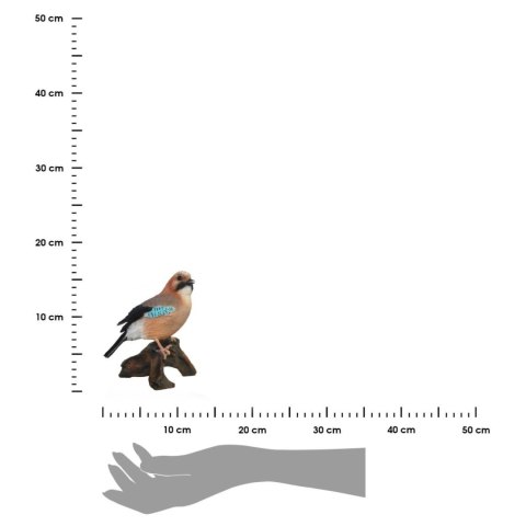 Dekoracyjna figurka ogrodowa sójki