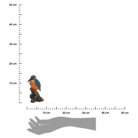 Dekoracyjna figurka ogrodowa zimorodka