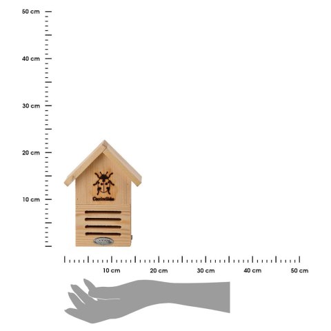 Domek dla biedronek z naturalnego drewna