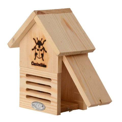 Domek dla biedronek z naturalnego drewna