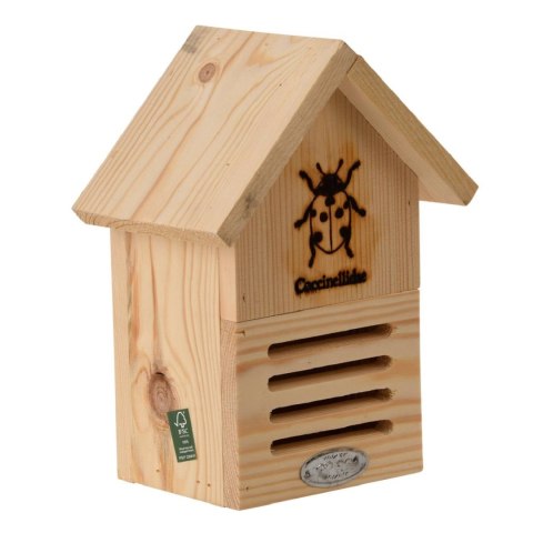 Domek dla biedronek z naturalnego drewna