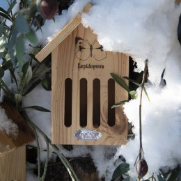 Domek dla motyli z naturalnego drewna