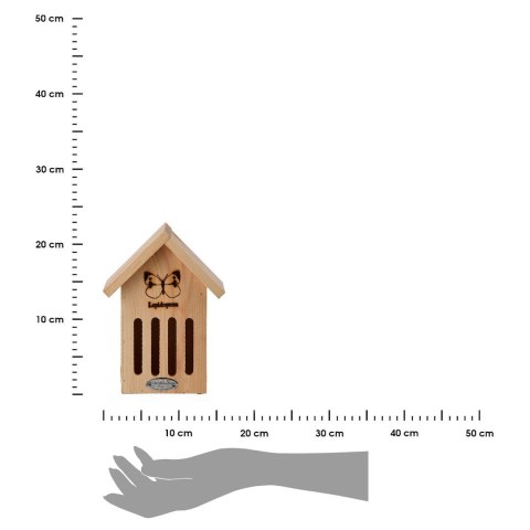 Domek dla motyli z naturalnego drewna