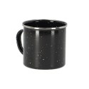 Kubek emaliowany czarny 350 ml