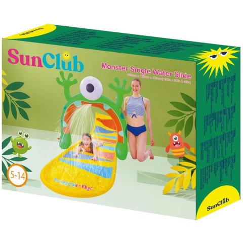 ŚLIZGAWKA WODNA ZJEŻDŻALNIA MONSTER 488x128x123CM 51138