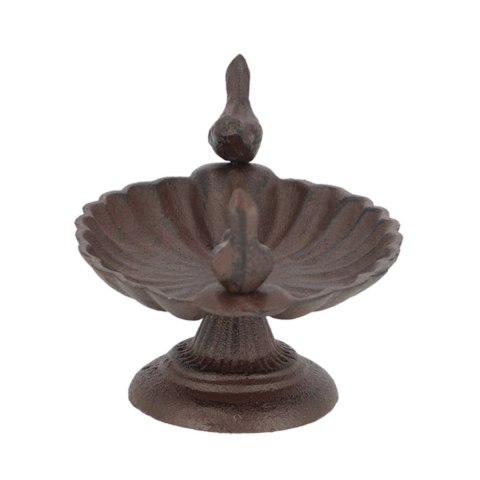 Żeliwne poidełko dla ptaków na nóżce