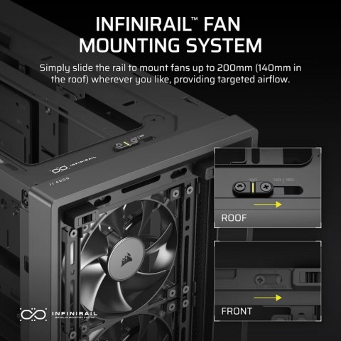 Obudowa FRAME 4000D RS Black Mid Tower ATX