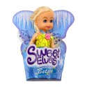Mini Laleczka Wróżka Elf Niebieska Fioletowa Różowa Mix 11,5cm