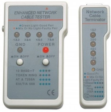 MANHATTAN Tester okablowania RJ45 RJ11 351898