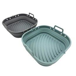 WKŁAD SILIKONOWY DO FRYTOWNICY KWADRATOWY SKŁADANY 22 x 22cm