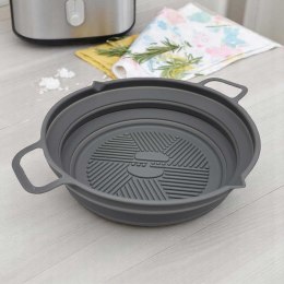 WKŁAD SILIKONOWY DO FRYTOWNICY SKŁADANY OKRĄGŁY 19cm