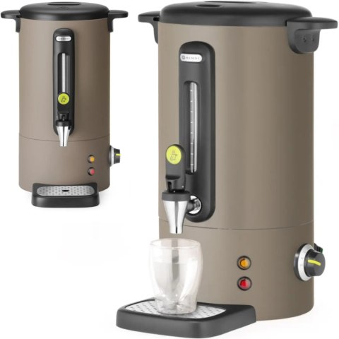 Warnik do wody grzanego wina z kranem tacką ociekową UNIQ 9 l 950 W - taupe