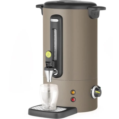 Warnik do wody grzanego wina z kranem tacką ociekową UNIQ 9 l 950 W - taupe