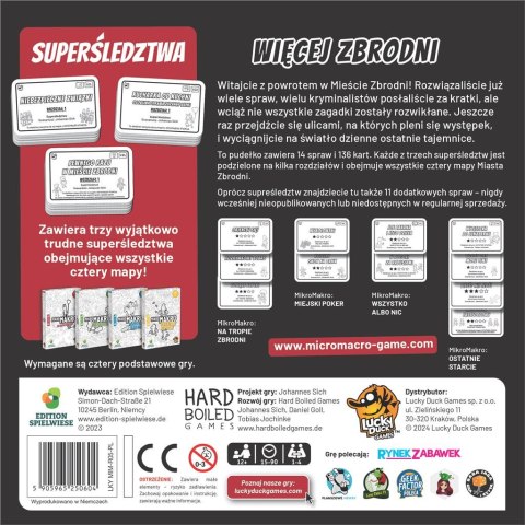 GRA MIKROMAKRO: WIECEJ ZBRODNI - LUCKY DUCK GAMES