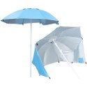 PARASOL PARAWAN PLAŻOWY 2W1 190CM
