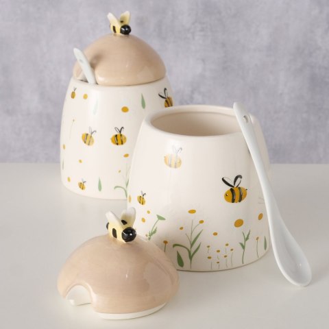 Cukiernica motyw pszczół Honey wzor 1