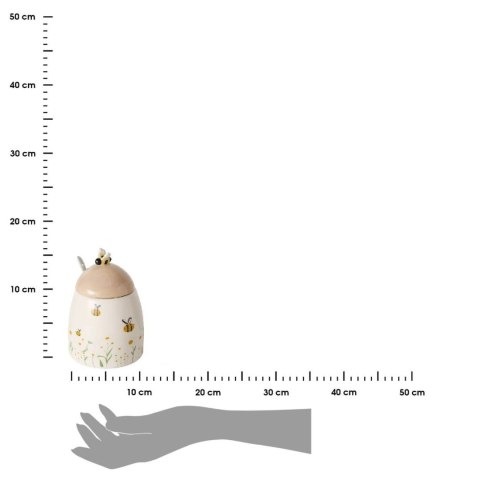 Cukiernica motyw pszczół Honey wzor 2