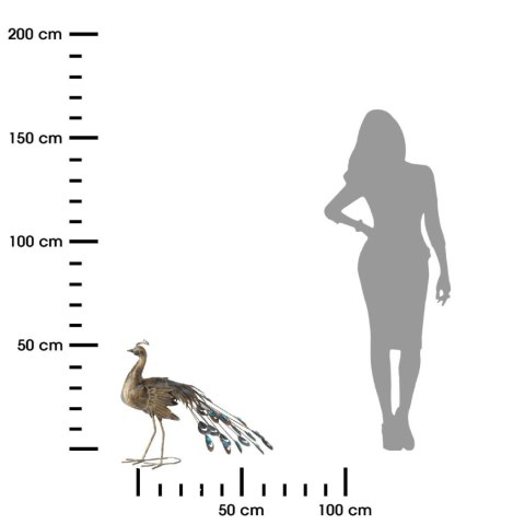Dekoracyjna figurka kształt pawia Pavo