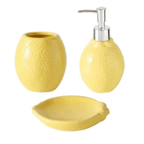 Dozownik do mydła z ceramiki Limone