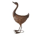 Figurka ogrodowa gęś z metalu vintage
