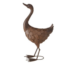 Figurka ogrodowa gęś z metalu vintage