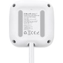 Kostka zasilająca przedłużacz 6w1 z podświetlanym włącznikiem | 3x AC | 2x USB | 1x USB-C PD 20W | biała | kabel 2m