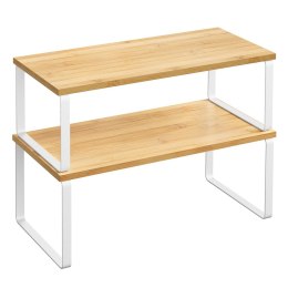 Półki kuchenne biało-beżowe zestaw 2 szt.