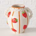 Wazon ceramiczny wzór w truskawki Fresas