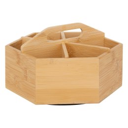 Obrotowe pudełko na herbatę 6 przegród